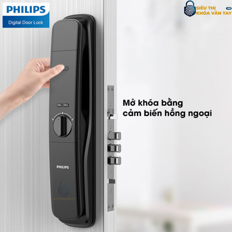 Khóa cửa vân tay Philips DDL702-8HWS