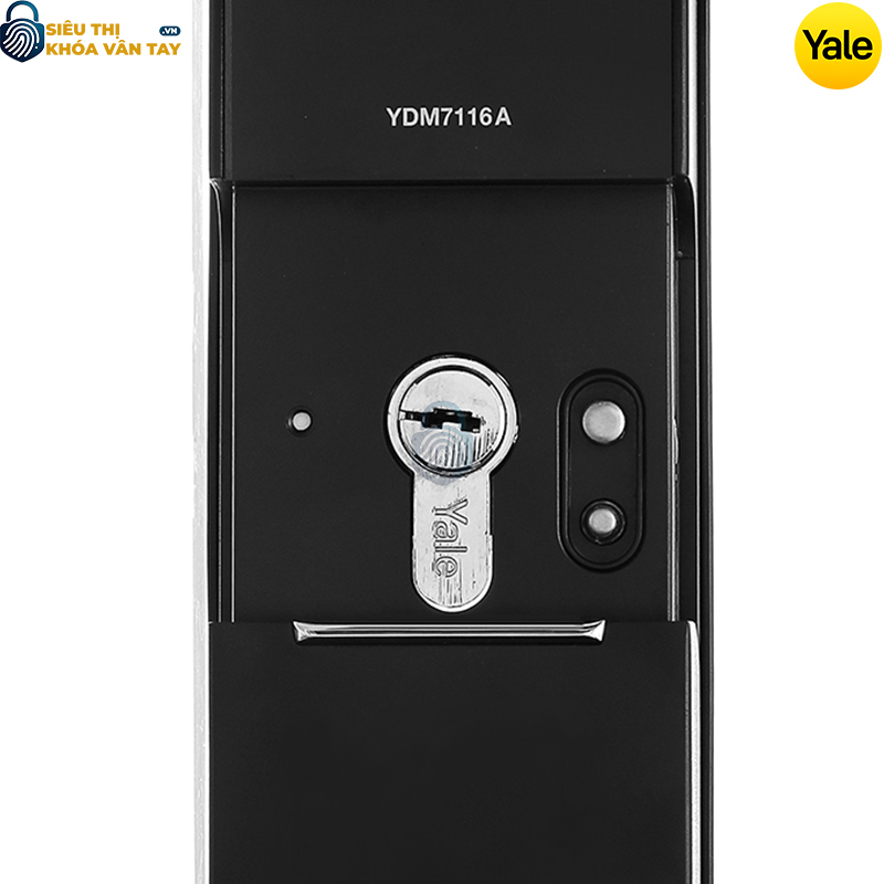 Khóa thông minh Yale YDM7116A MB sở hữu thiết kế sang trọng, phù hợp với phong cách sống hiện đại.