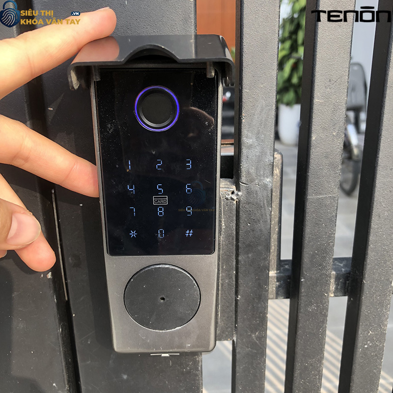 Khóa thông minh Tenon G3 sử dụng công nghệ nhận diện vân tay nhanh và chính xác