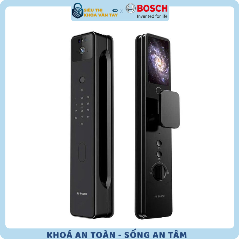 Khóa vân tay cửa gỗ Bosch.FU8 Plus