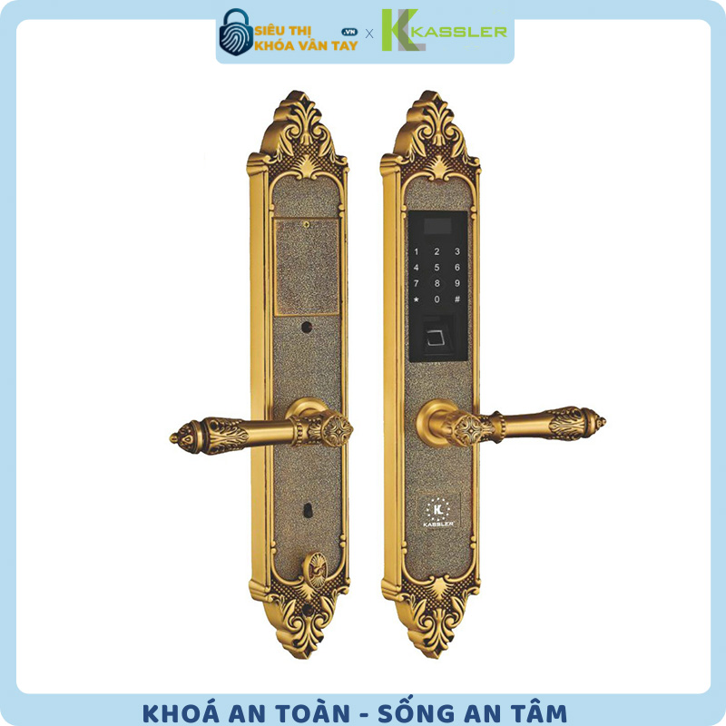 Khóa vân tay Kassler đại sảnh KL-959C là mẫu khóa cao cấp, thiết kế dành riêng cho cửa chính biệt thự và nhà sang