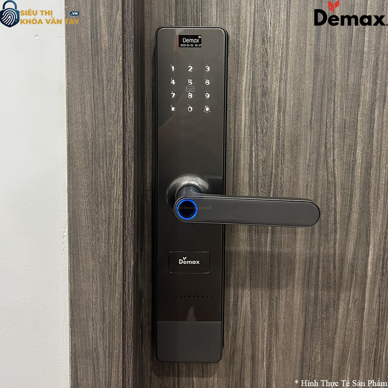 Demax EL628 phù hợp lắp đặt cho cửa gỗ, cửa chung cư, biệt thự và văn phòng
