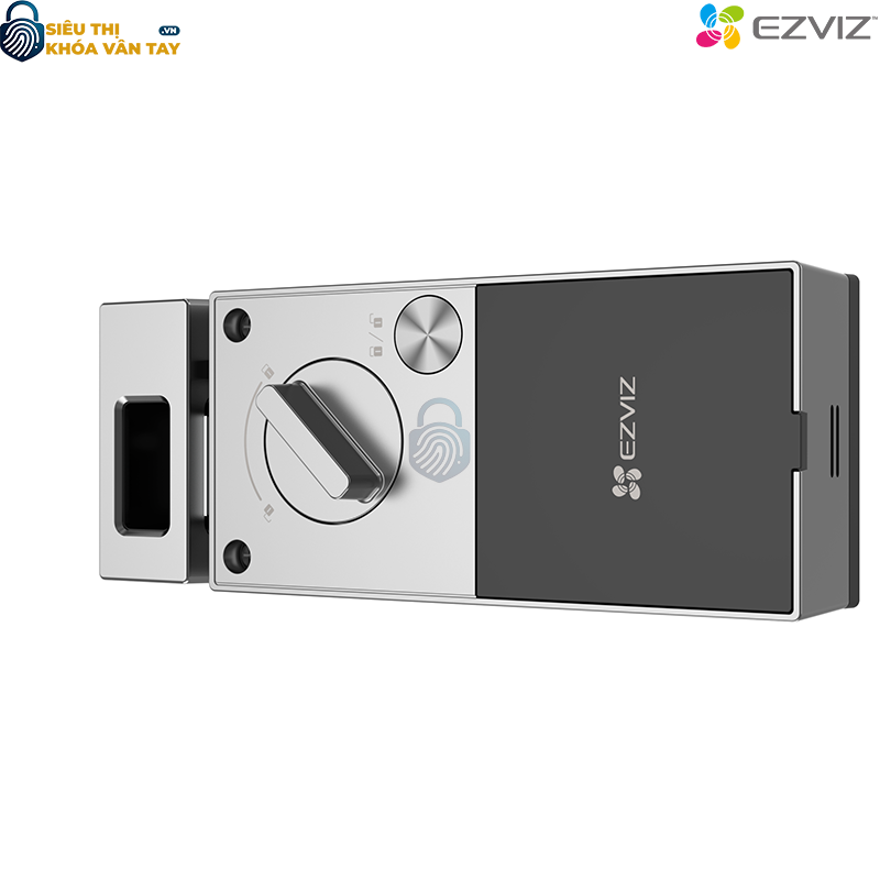 Khóa thông minh EZVIZ CS-DL03 (Smart Rim Lock) mang đến khả năng bảo mật cao với thiết kế nhỏ gọn và chắc chắn