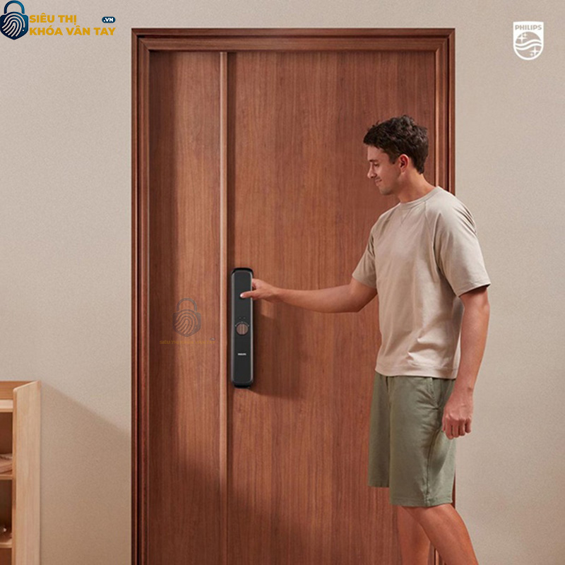 Khóa cửa vân tay Philips DDL702-1HWS