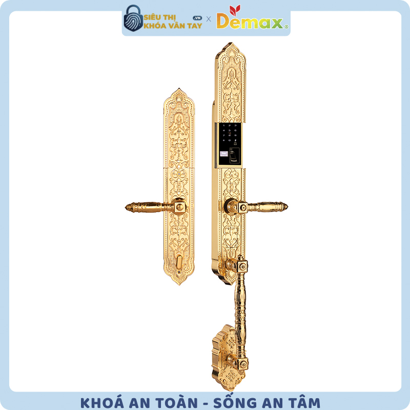 Khoá vân tay đại sảnh Demax EL886 là dòng khoá thông minh cao cấp, thiết kế đẳng cấp dành cho biệt thự