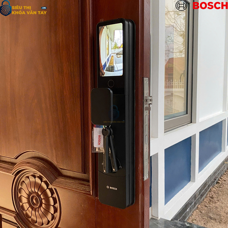 Khóa vân tay cửa gỗ Bosch.FU8 Plus