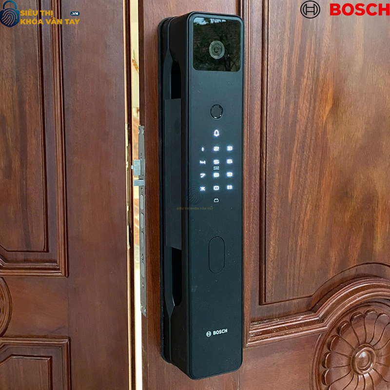 Khóa vân tay cửa gỗ Bosch.FU8 Plus