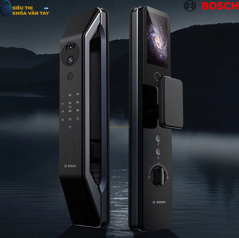 Khóa vân tay cửa gỗ Bosch.FU6 Plus