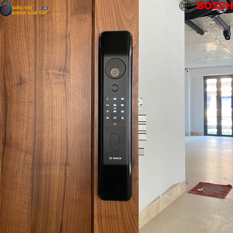 Khóa vân tay cửa gỗ Bosch.FU6 Plus