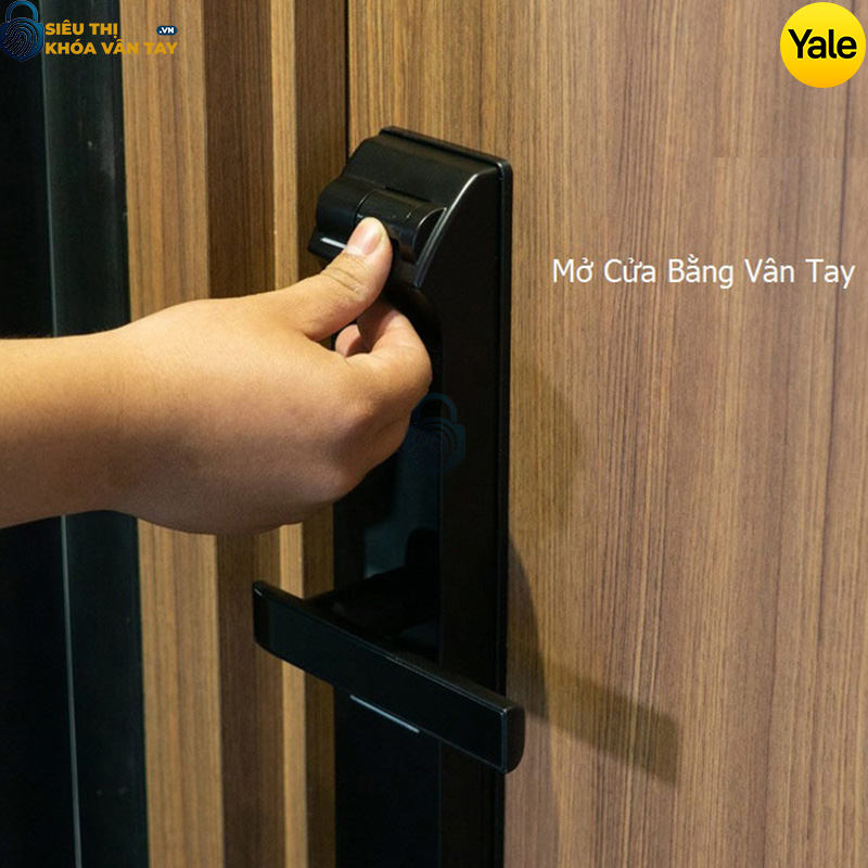 Khóa thông minh Yale YDM7116A MB sở hữu thiết kế sang trọng, phù hợp với phong cách sống hiện đại.