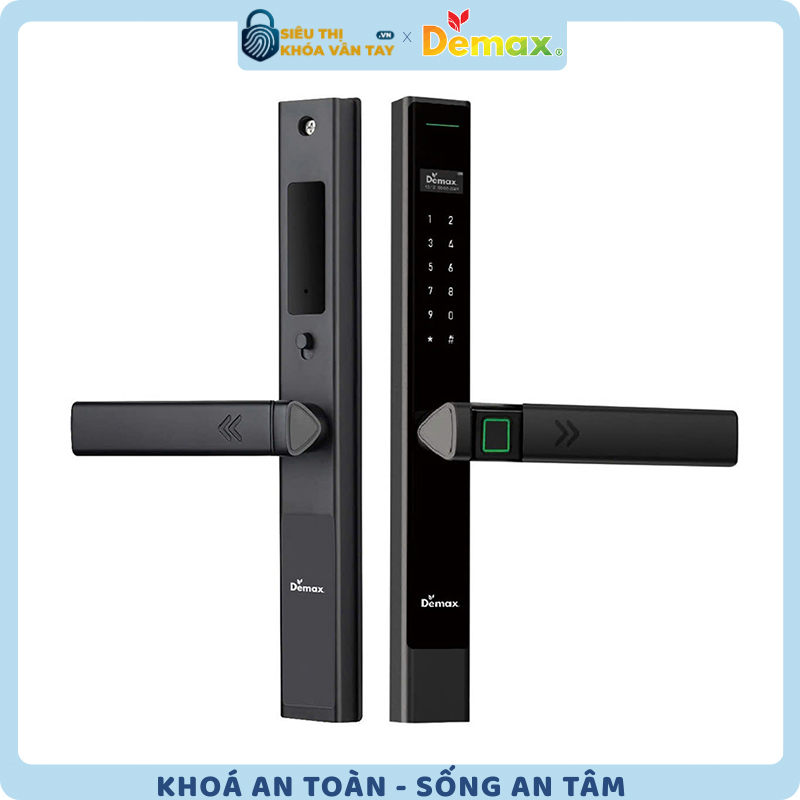 Khoá Vân Tay Cửa Nhôm Demax EL688BNGS