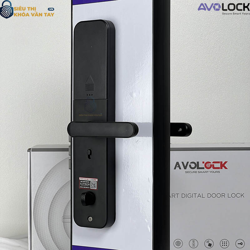 Khóa cửa Avolock AV 66 hỗ trợ vân tay, mã số, thẻ từ và chìa cơ – tiện lợi và an toàn