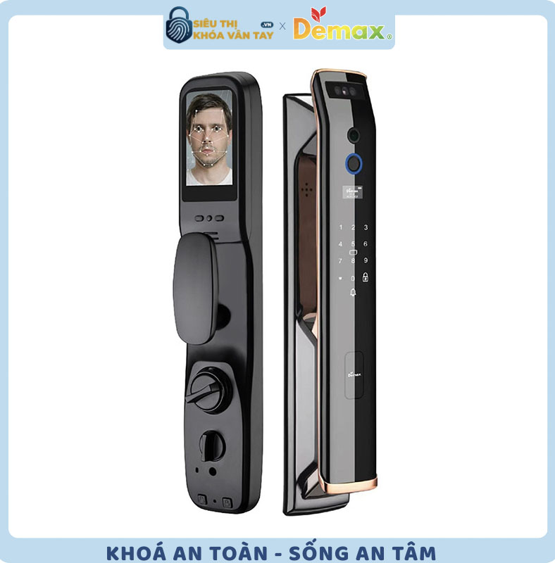 Khóa vân tay cửa gỗ Demax EL999 là lựa chọn tối ưu cho ngôi nhà hiện đại, sang trọng và an toàn