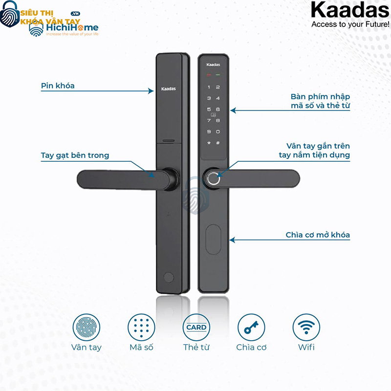Khóa thông minh Kaadas S10-5W