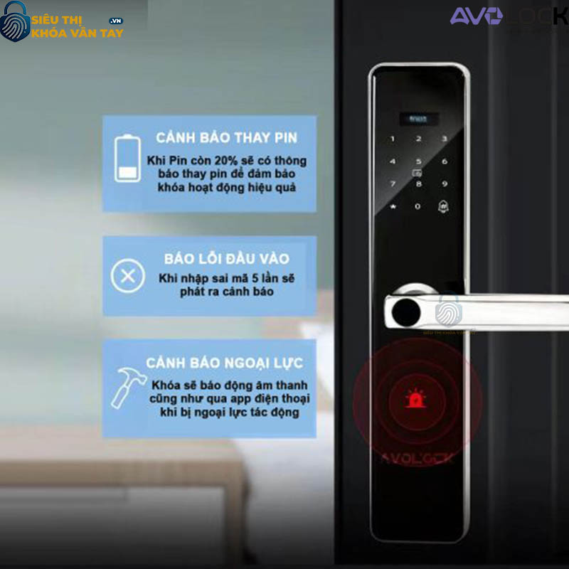 Mẫu khóa Avolock AV 69 cho cửa gỗ mang lại sự tiện nghi và tính bảo mật cao