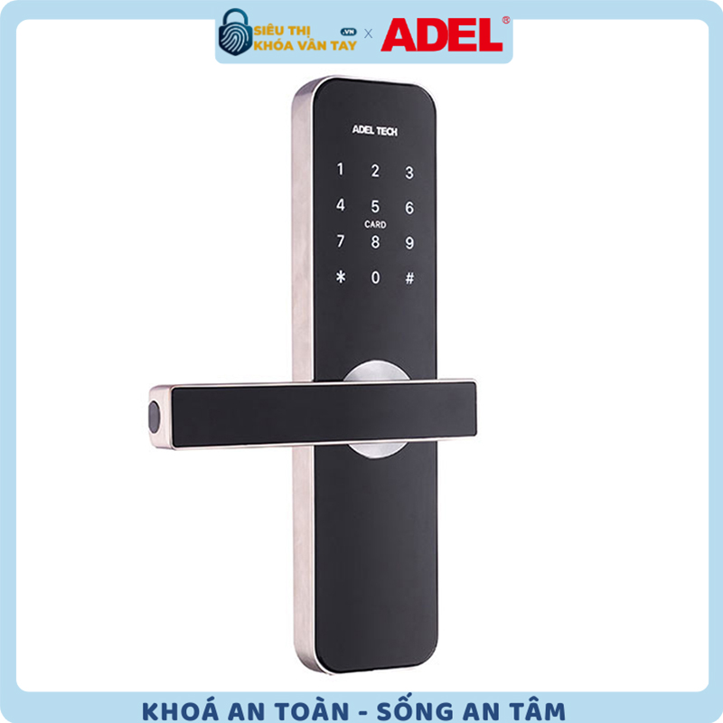 Khóa cửa điện tử Adel US12-LS4B là dòng khóa thông minh thế hệ mới được thiết kế tinh tế và bảo mật vượt trội