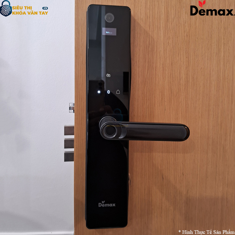 Demax EL-C626 hỗ trợ mở khóa bằng vân tay, mã số, thẻ từ, chìa cơ và kết nối app điện thoại