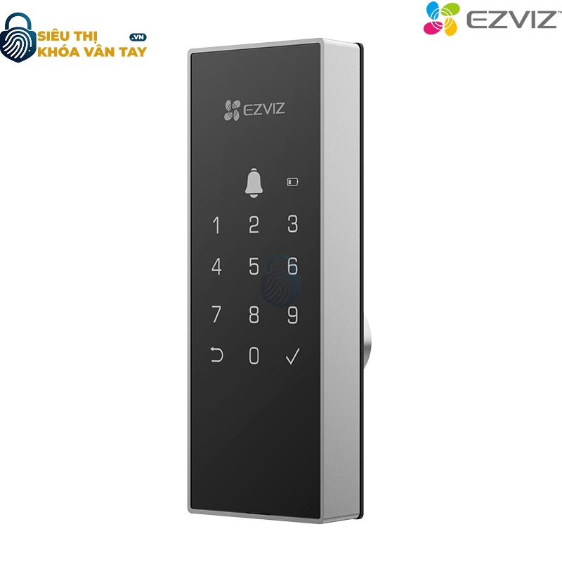 Khóa thông minh EZVIZ CS-DL03 (Smart Rim Lock) mang đến khả năng bảo mật cao với thiết kế nhỏ gọn và chắc chắn