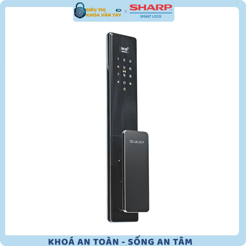 Khóa thông minh cửa gỗ Sharp S6-B Pro - giải pháp bảo mật hiện đại cho mọi gia đình