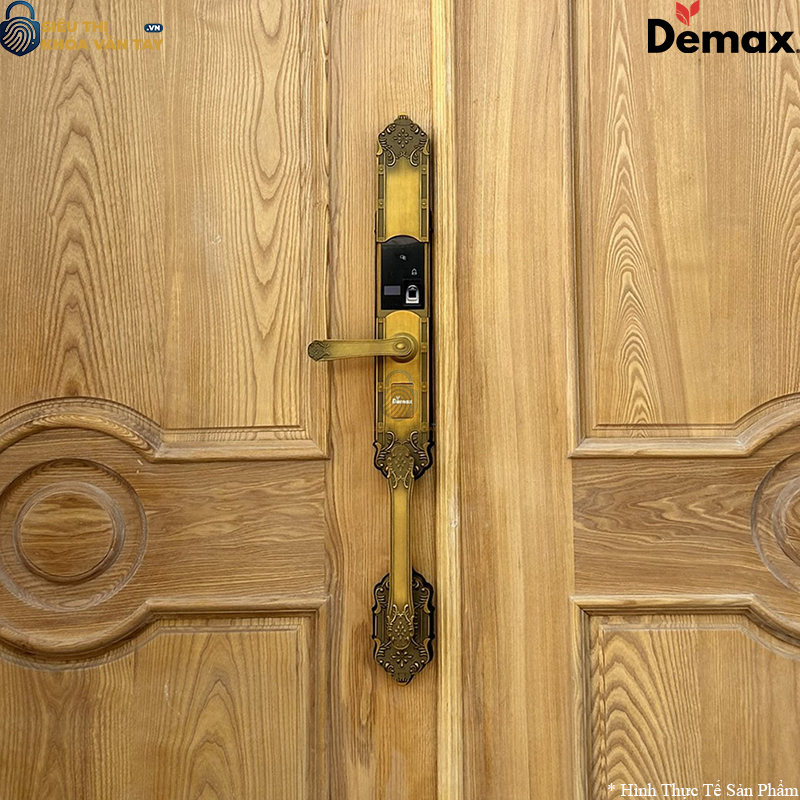 Với chất liệu cao cấp và kiểu dáng đẳng cấp, khoá Demax EL819 là điểm nhấn nổi bật cho cửa chính