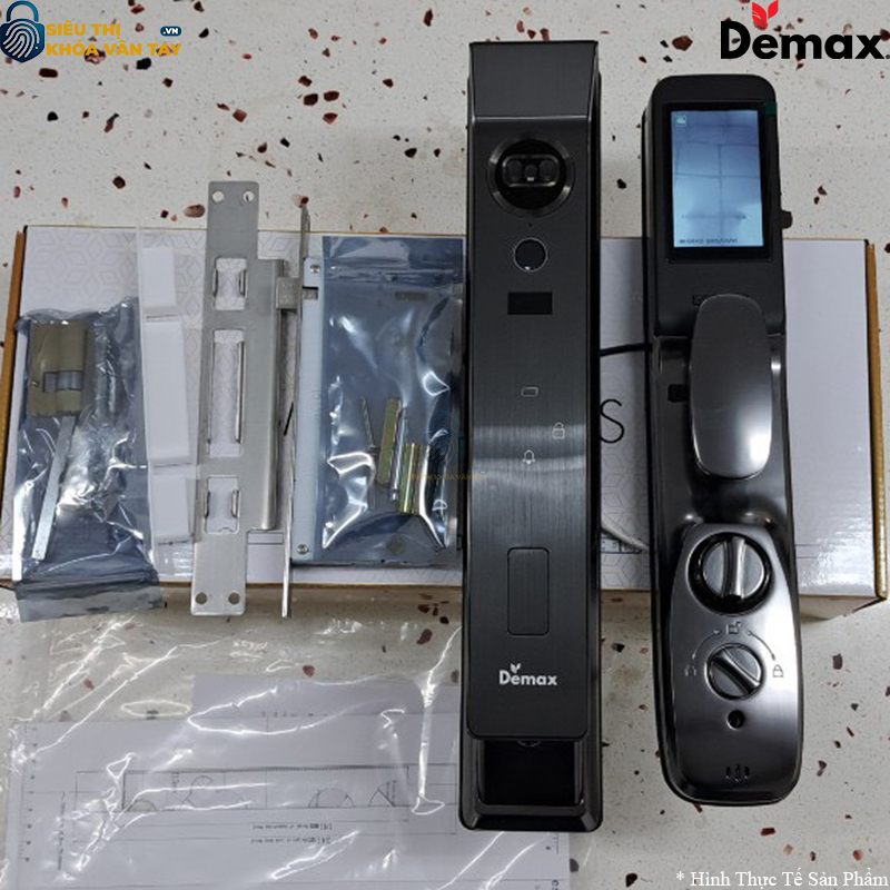 Khóa vân tay cửa gỗ Demax EL-C66 sở hữu thiết kế hiện đại, nhỏ gọn và tinh tế