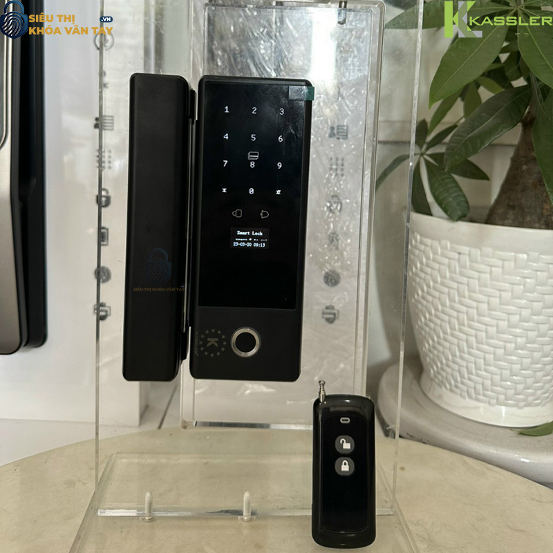 Khóa vân tay cửa kính Kassler KL-569 App