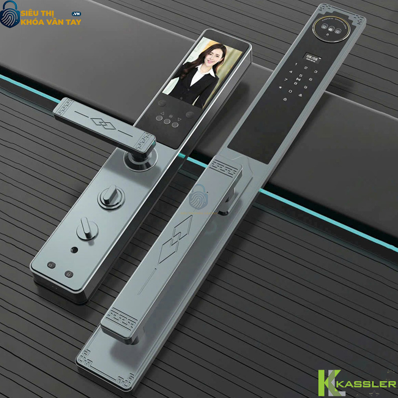 Kassler KL-968 CNC tích hợp vân tay siêu nhạy, mã số, thẻ từ và chìa cơ tiện lợi