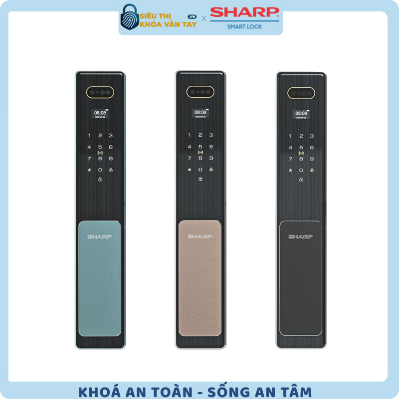 Khóa thông minh cửa gỗ Sharp S6-FV - giải pháp bảo mật hiện đại cho mọi gia đình
