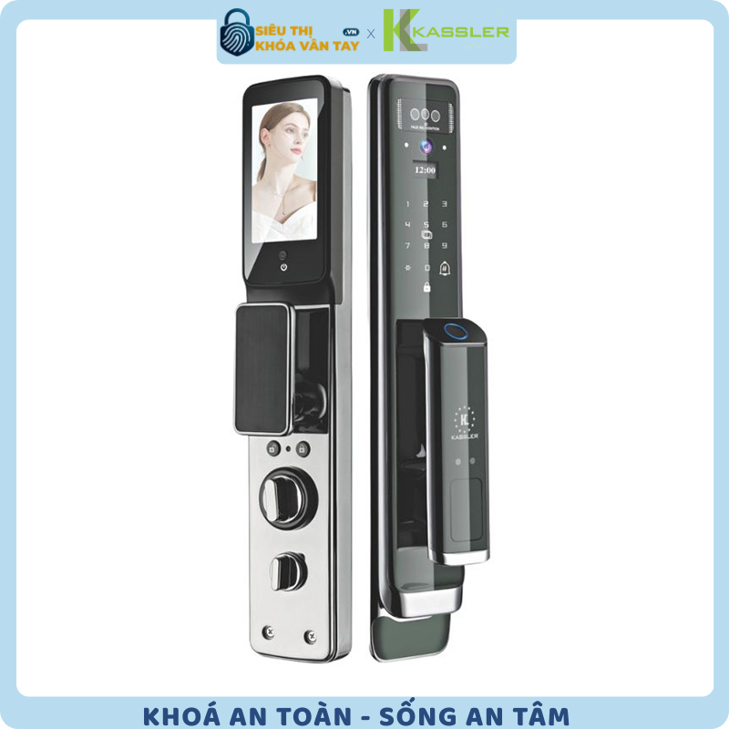 Khóa vân tay Kassler cửa gỗ KL-838 có thiết kế nhỏ gọn, tinh tế, phù hợp với nhiều không gian nội thất