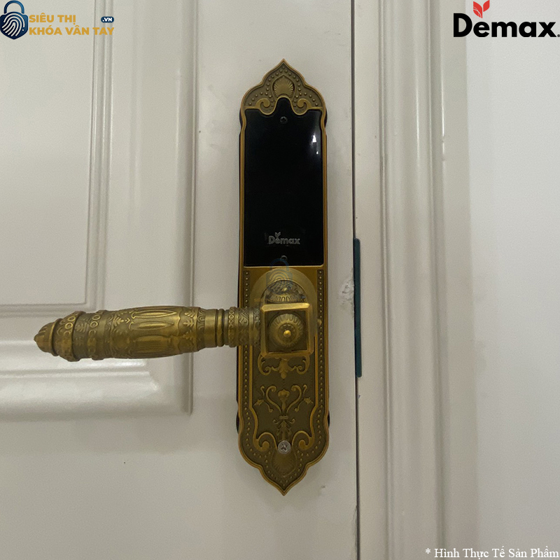 Công nghệ nhận diện vân tay hiện đại giúp khoá Demax EL280 mở cửa nhanh, chính xác và an toàn