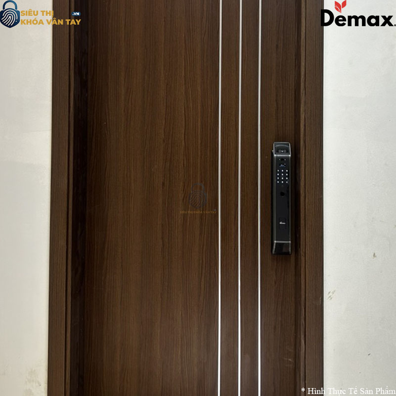 Thiết kế sang trọng, phù hợp lắp đặt cho cửa gỗ tự nhiên và cửa gỗ công nghiệp