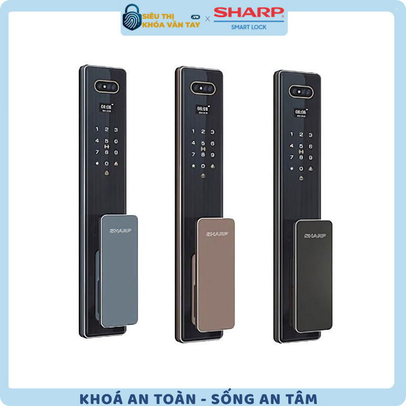 Khóa thông minh cửa gỗ Sharp S6-FV - giải pháp bảo mật hiện đại cho mọi gia đình