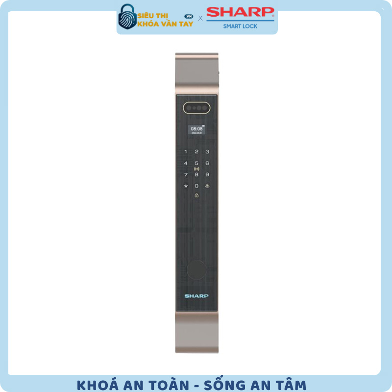 Khóa thông minh cửa gỗ Sharp S9-FV - giải pháp bảo mật hiện đại cho mọi gia đình