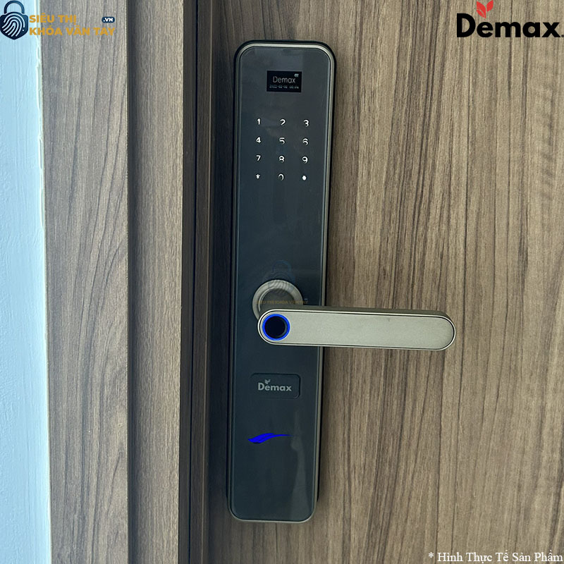 Thiết kế sang trọng, phù hợp lắp đặt cho cửa gỗ cao cấp, biệt thự, căn hộ và văn phòng