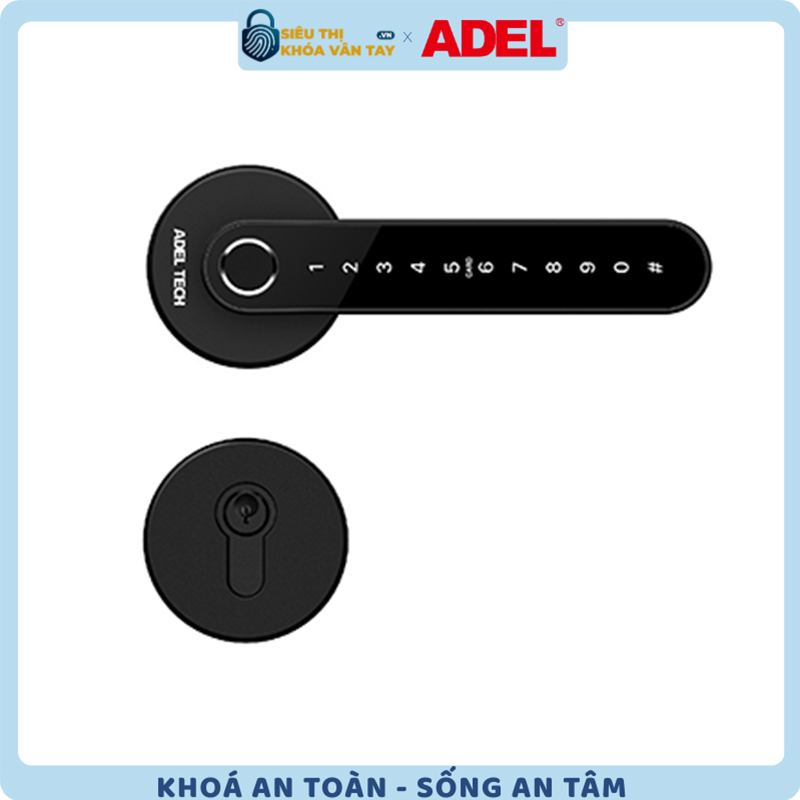Khoá vân tay cửa phòng  Adel US13 - LB15B