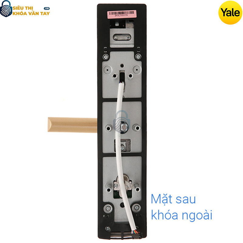Khóa thông minh Yale YDM4109A BLK sở hữu thiết kế hiện đại với gam màu đen sang trọng, phù hợp với nhiều phong cách nội thất