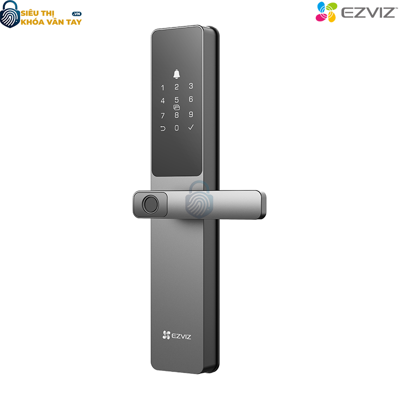 Khóa thông minh EZVIZ CS-DL05 được thiết kế hiện đại, mang đến khả năng bảo mật cao cho gia đình