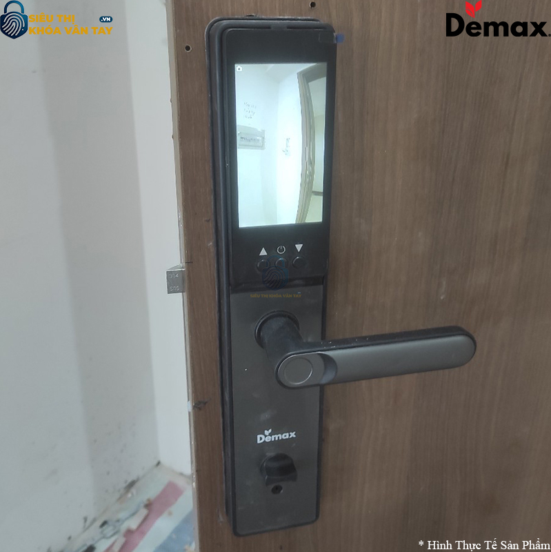 Demax EL-C66 hỗ trợ mở khóa bằng vân tay, mã số, thẻ từ và chìa cơ tiện lợi