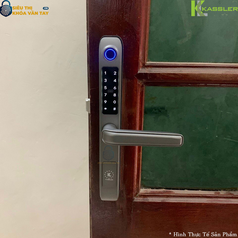 Kassler KL-599 RG tích hợp đa dạng phương thức mở khóa như vân tay, mã số, thẻ từ và chìa cơ