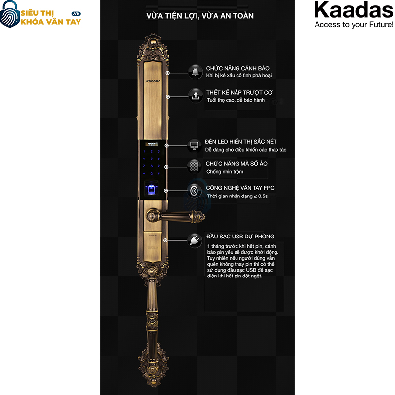 Khóa thông minh Kaadas 6001