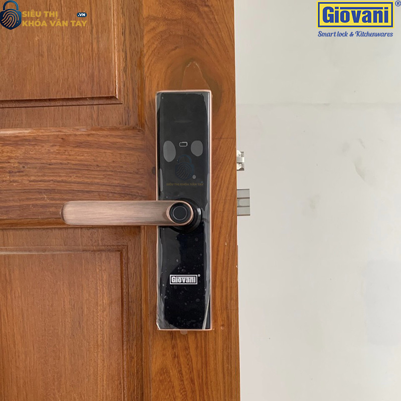 Khóa vân tay Giovani cửa gỗ GSL-K591C màu đồng