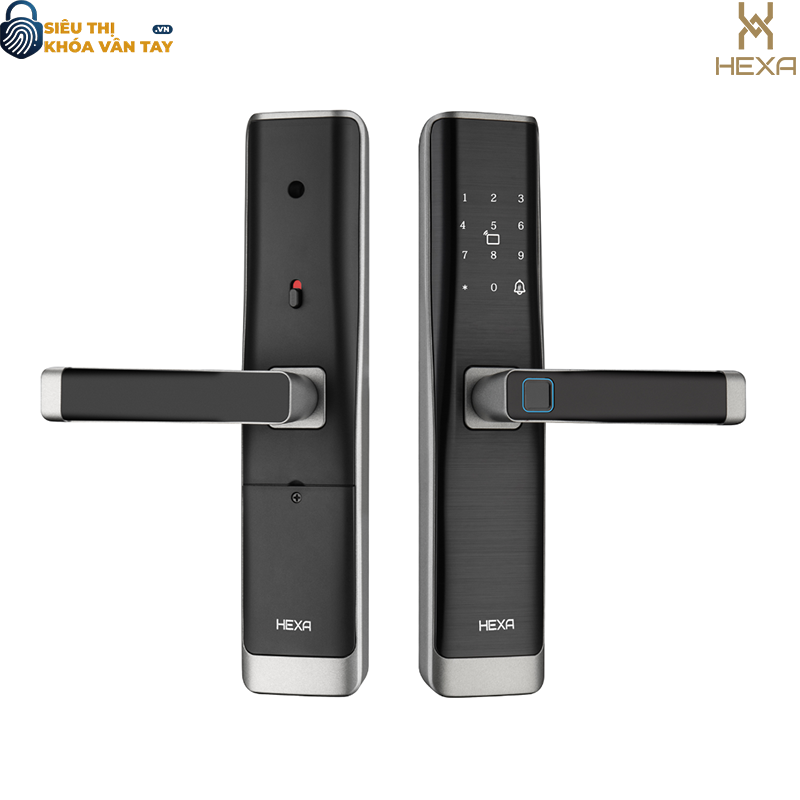Khóa vân tay cửa gỗ Hexa L100