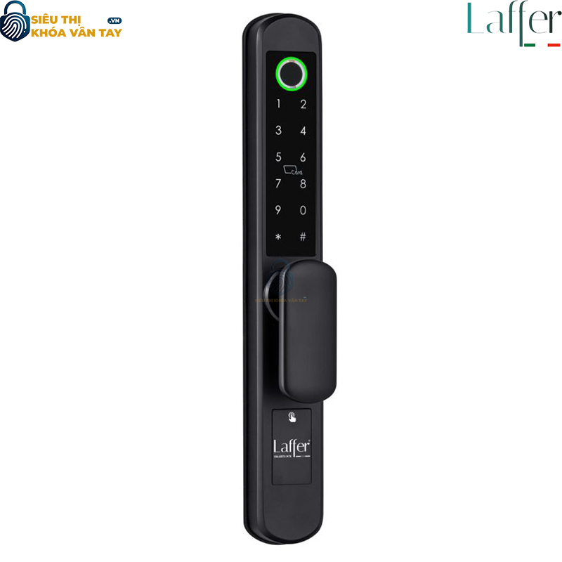 Khóa Vân Tay Cửa Nhôm Laffer XF19 Vân Tay 2 mặt