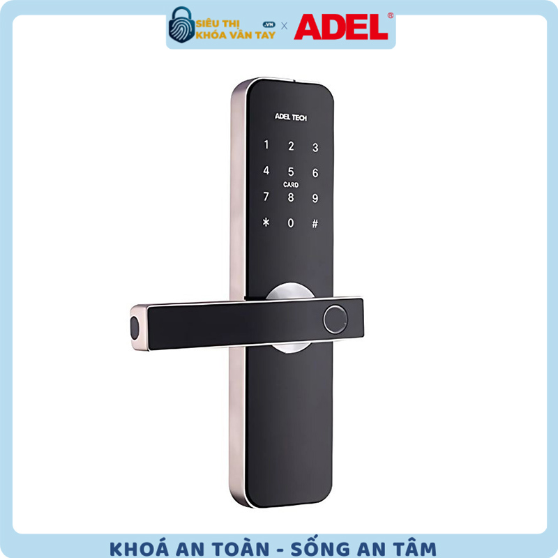 Khoá vân tay cửa gỗ Adel US13 - L4B/LS4B