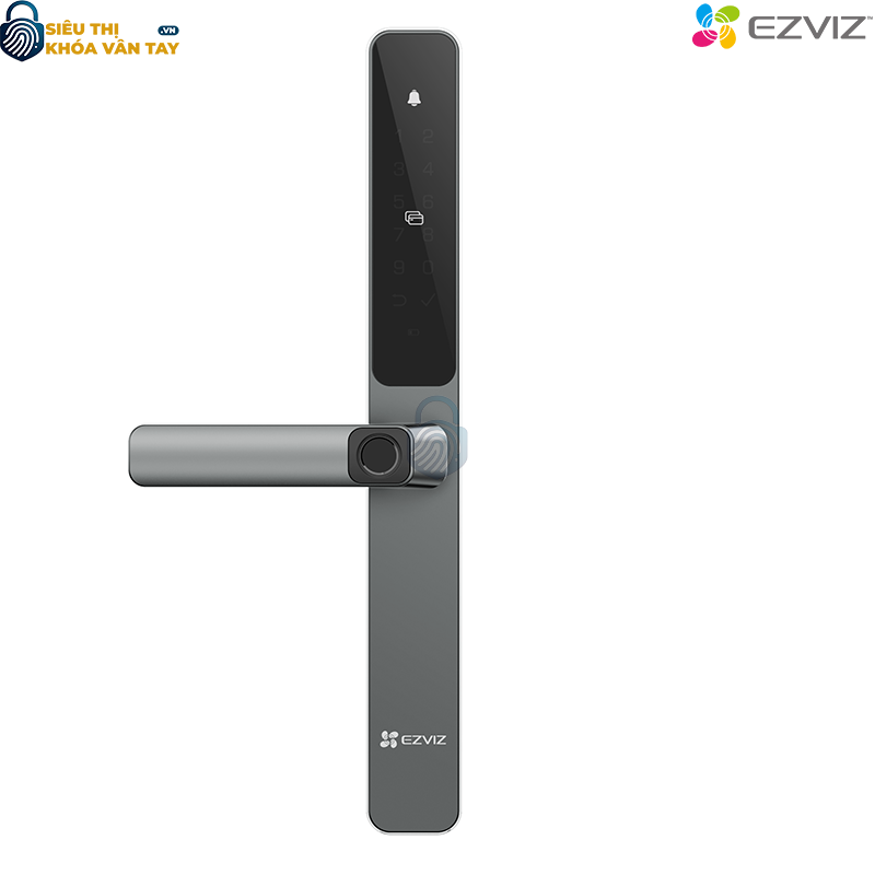Khóa thông minh EZVIZ CS-DL06 sở hữu thiết kế hiện đại cùng khả năng bảo mật cao, phù hợp cho nhiều không gian sống