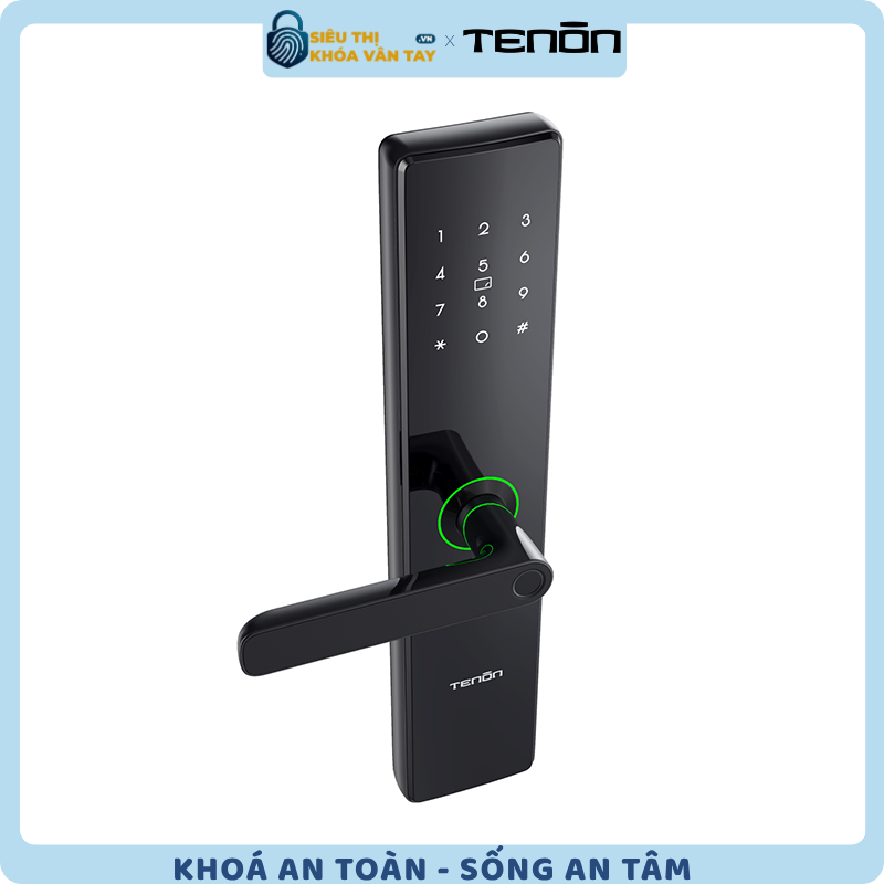 Khóa cửa thông minh Tenon E15 - giải pháp an toàn và tiện lợi cho nhà ở hiện đại.