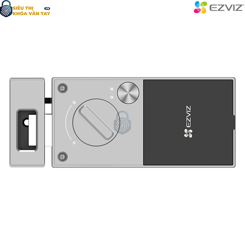 Khóa thông minh EZVIZ CS-DL03 (Smart Rim Lock) mang đến khả năng bảo mật cao với thiết kế nhỏ gọn và chắc chắn