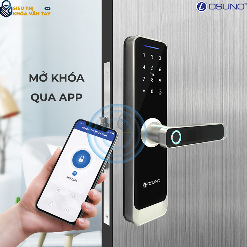 Khóa vân tay cửa gỗ Osuno OSN-3325