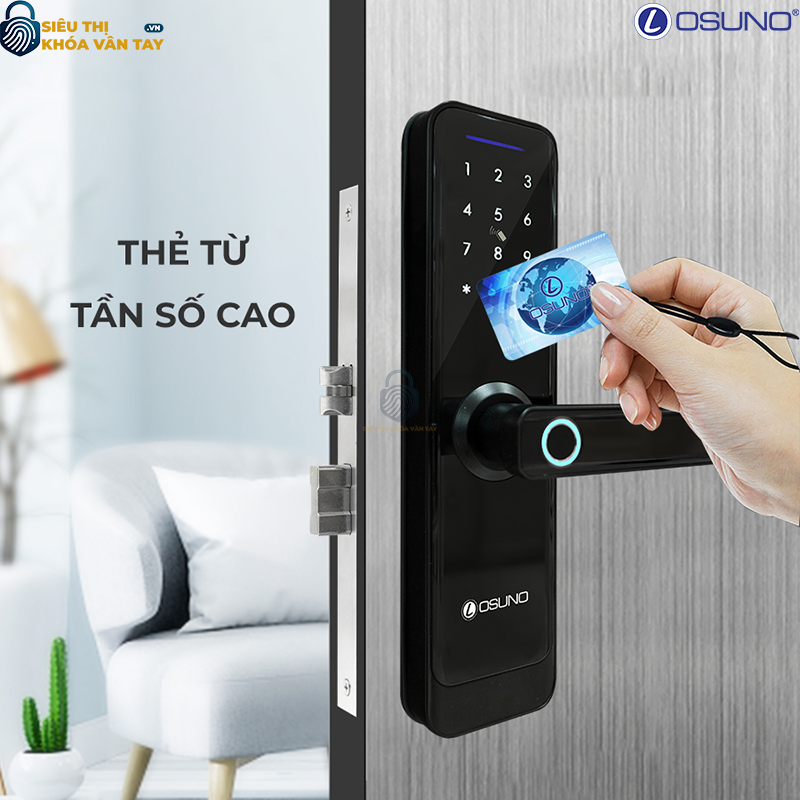 Khóa vân tay cửa gỗ Osuno OSN-3325