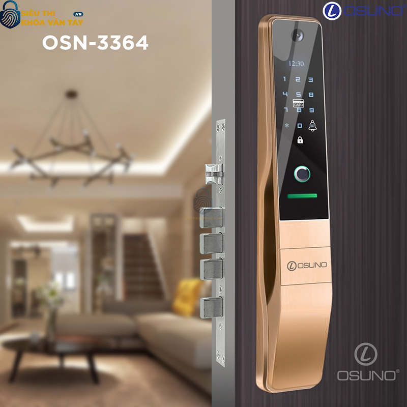 Khóa vân tay cửa gỗ Osuno OSN-3364